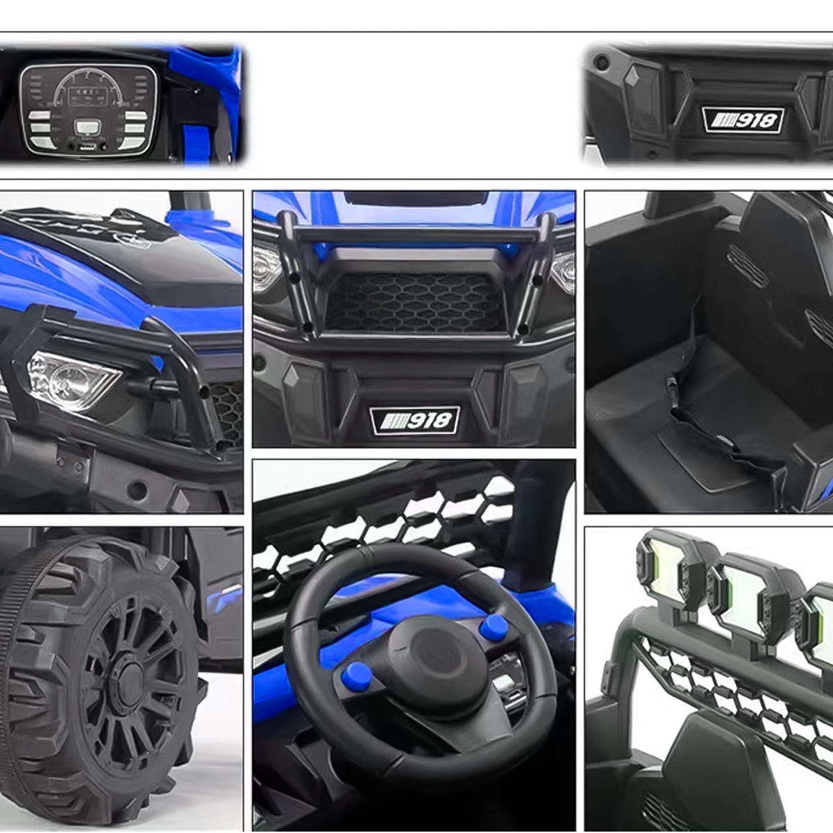 Camioneta Electrica para Niños XSDU-918 + Control Remoto Carro Moto