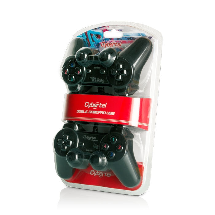 Mando dual USB Cybertel G212U-b Para Computadora o Laptop