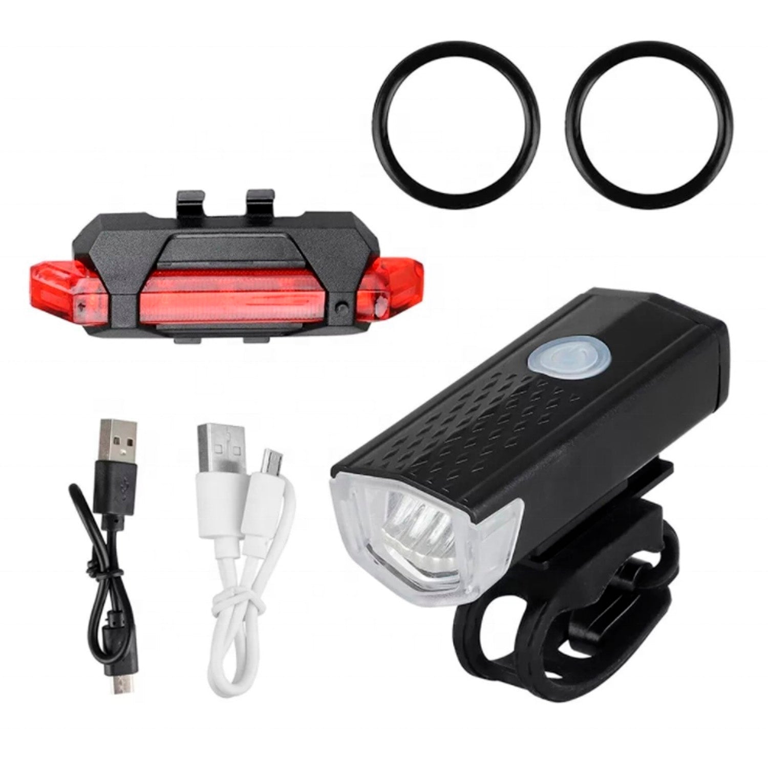 Luz LED Trasera para Bicicletas Carga USB