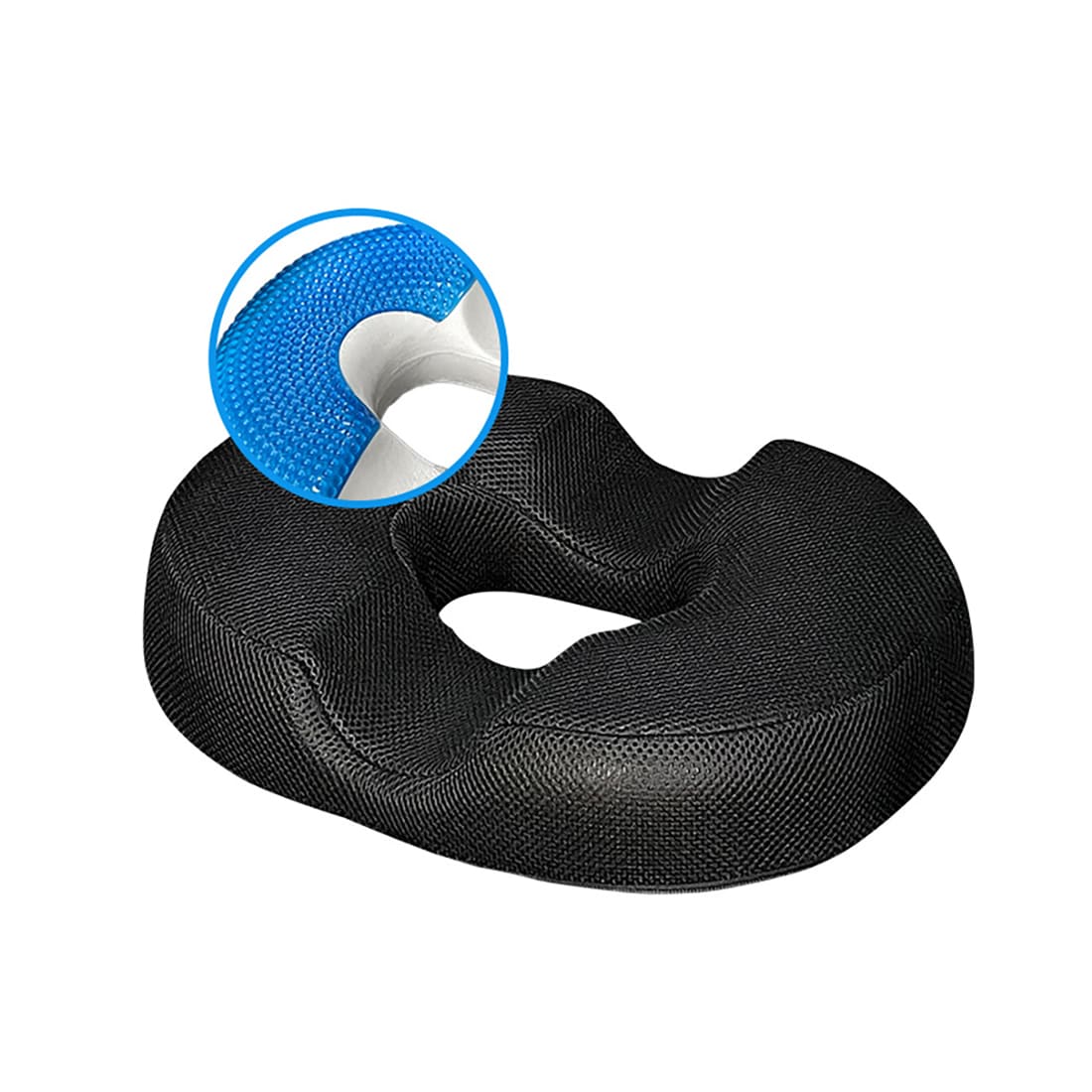 Cojin para asiento con Funda Anti transpirante - Evita Hemorroides