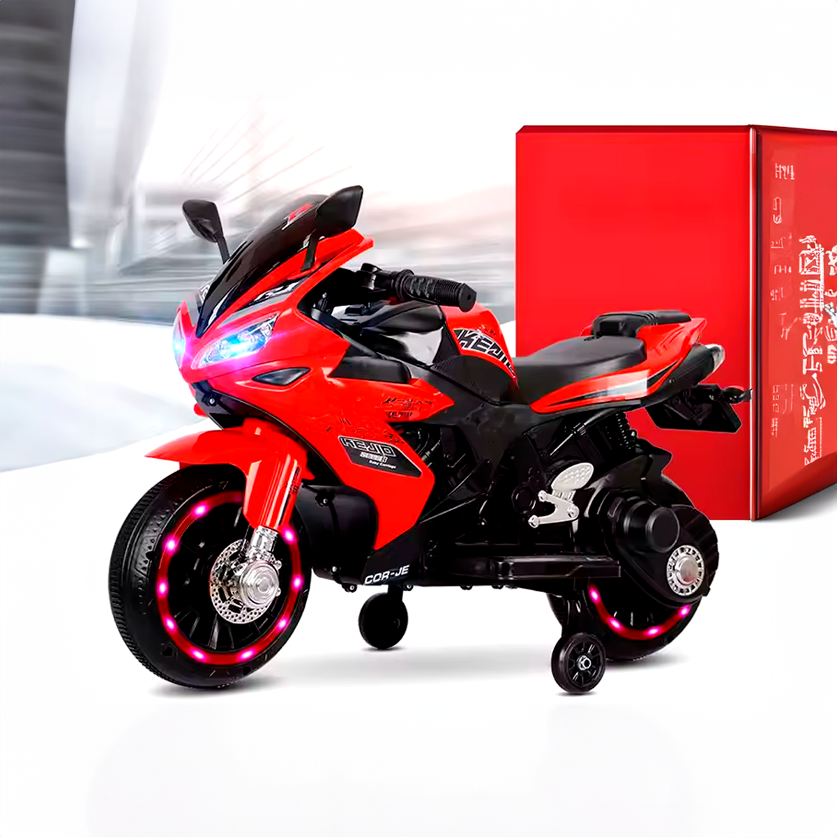 Moto Electrica para Niños XSDU-6668 + Luces