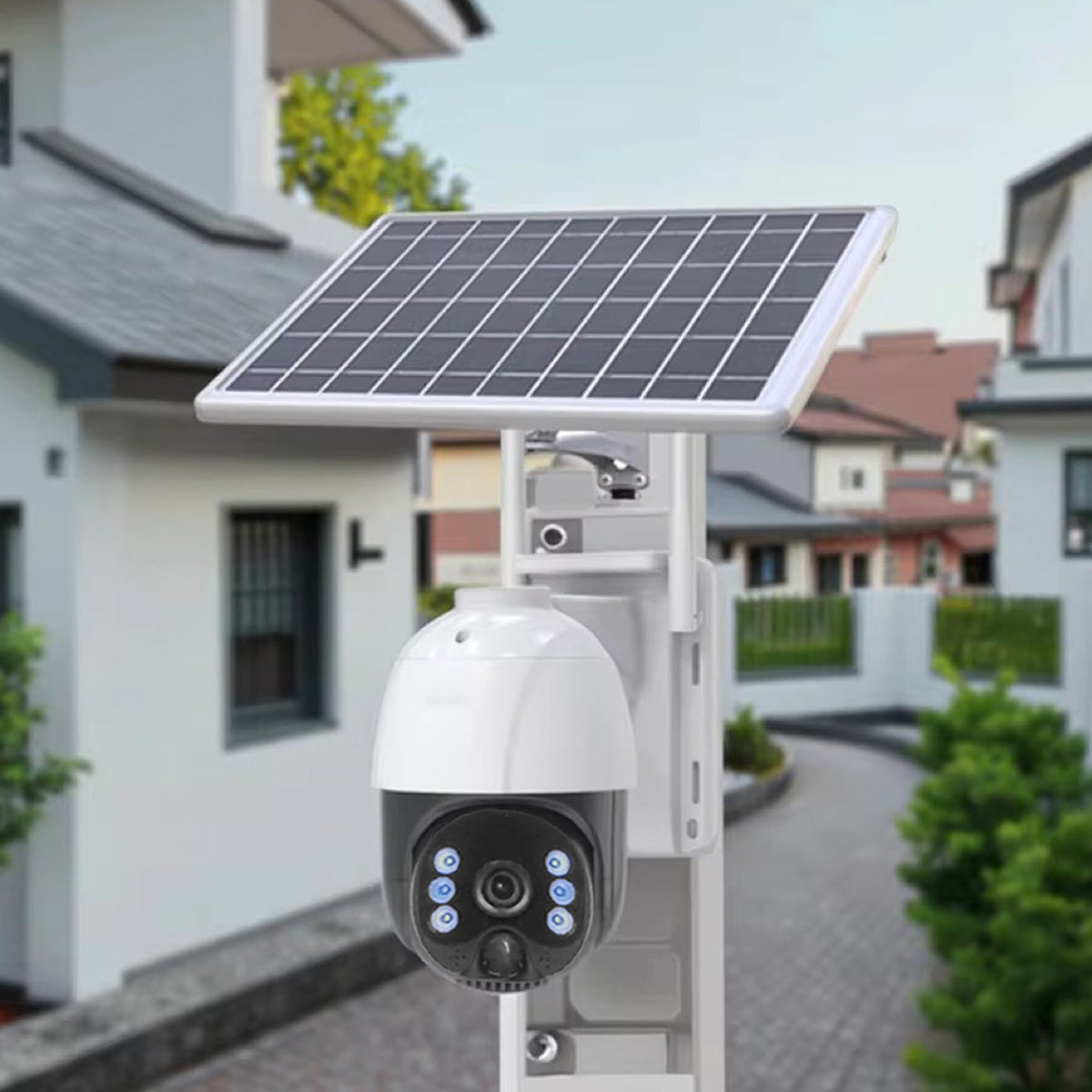 Camara Ip  Solar con Chip + Bateria Recargable Vision Nocturna TQ5