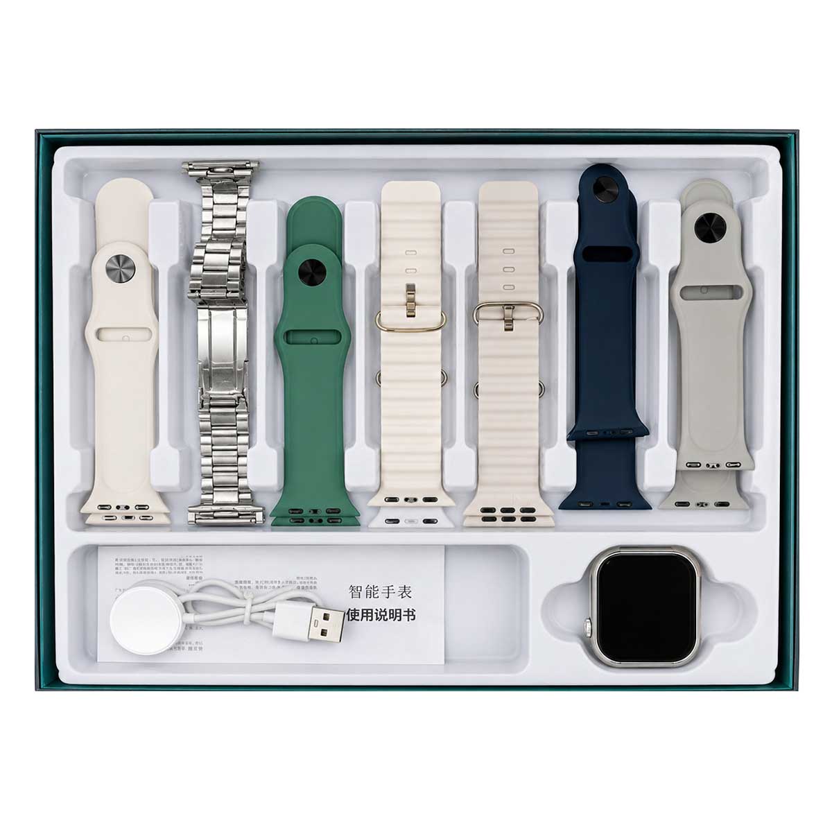 Smartwatch S3000 Set 7 Correas Resistencia Acuatica IP67 - Reloj inteligente