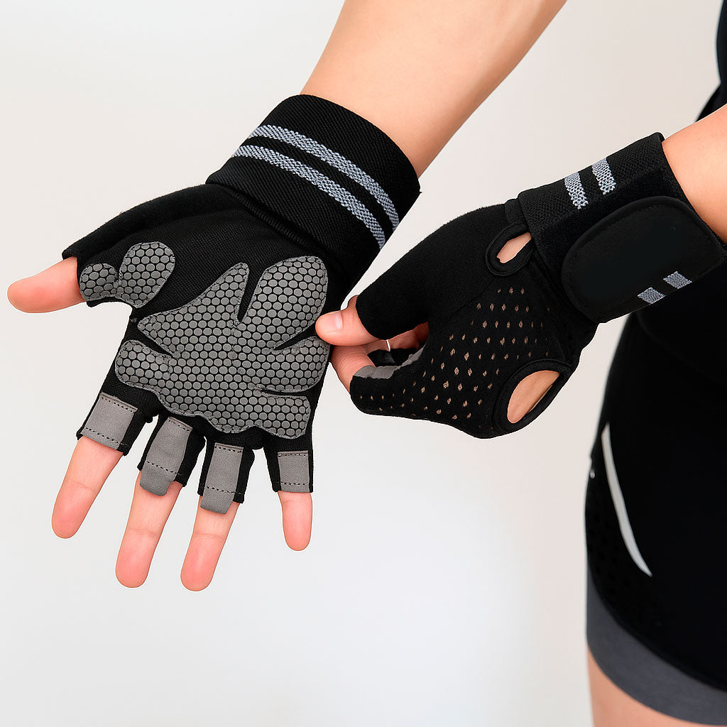 Guantes Deportivos Con Muñequera Transpirable Gym Pesas