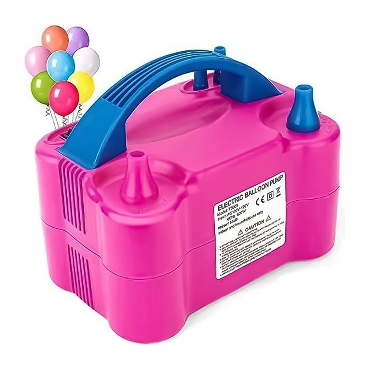 Inflador De Globos Electrico Doble Boquilla De Aire Fiesta