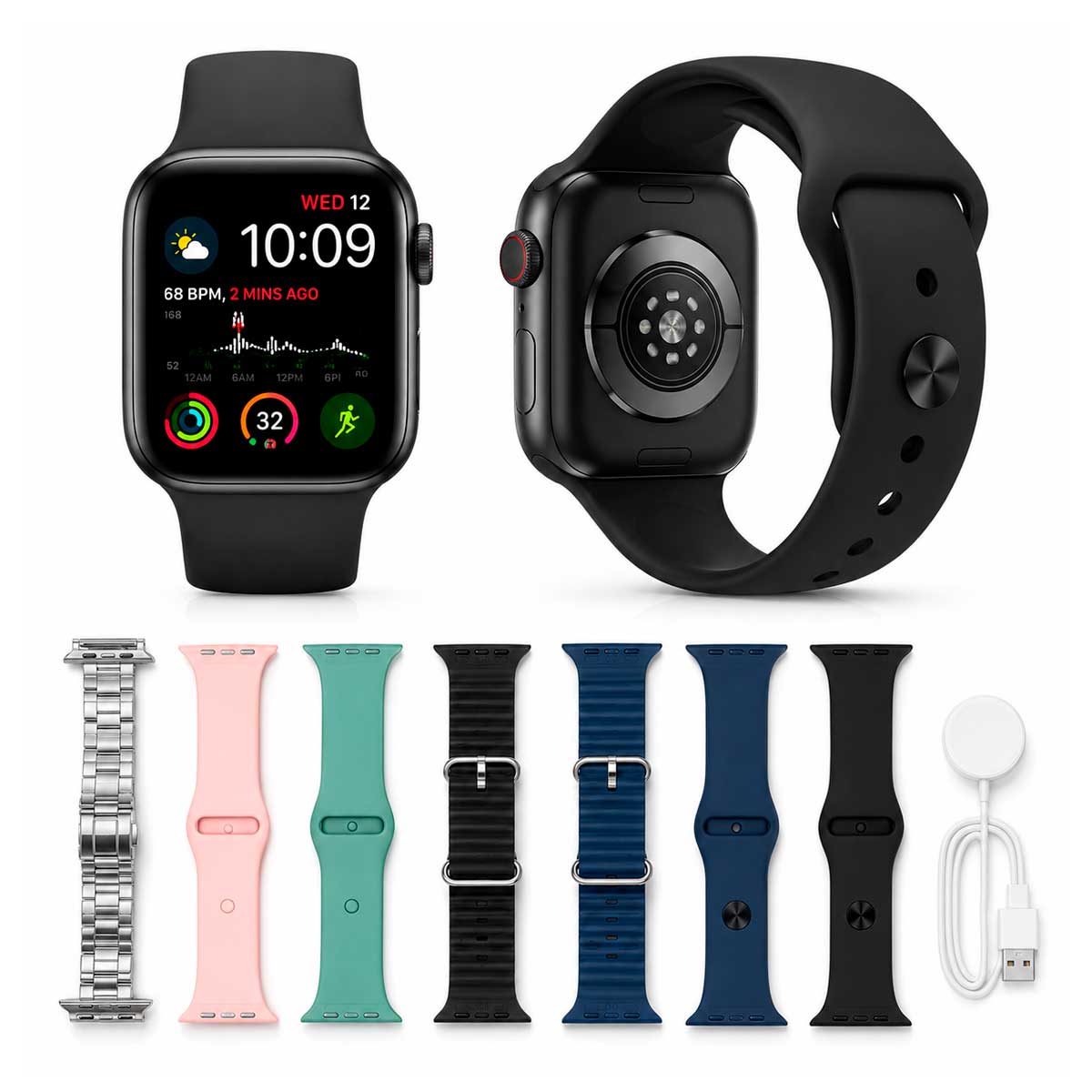 Smartwatch S3000 Set 7 Correas Resistencia Acuatica IP67 - Reloj inteligente