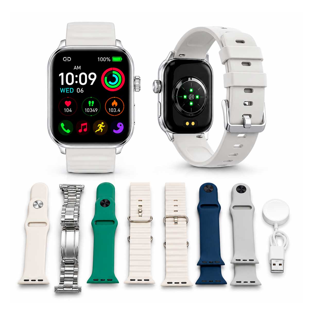 Smartwatch S3000 Set 7 Correas Resistencia Acuatica IP67 - Reloj inteligente