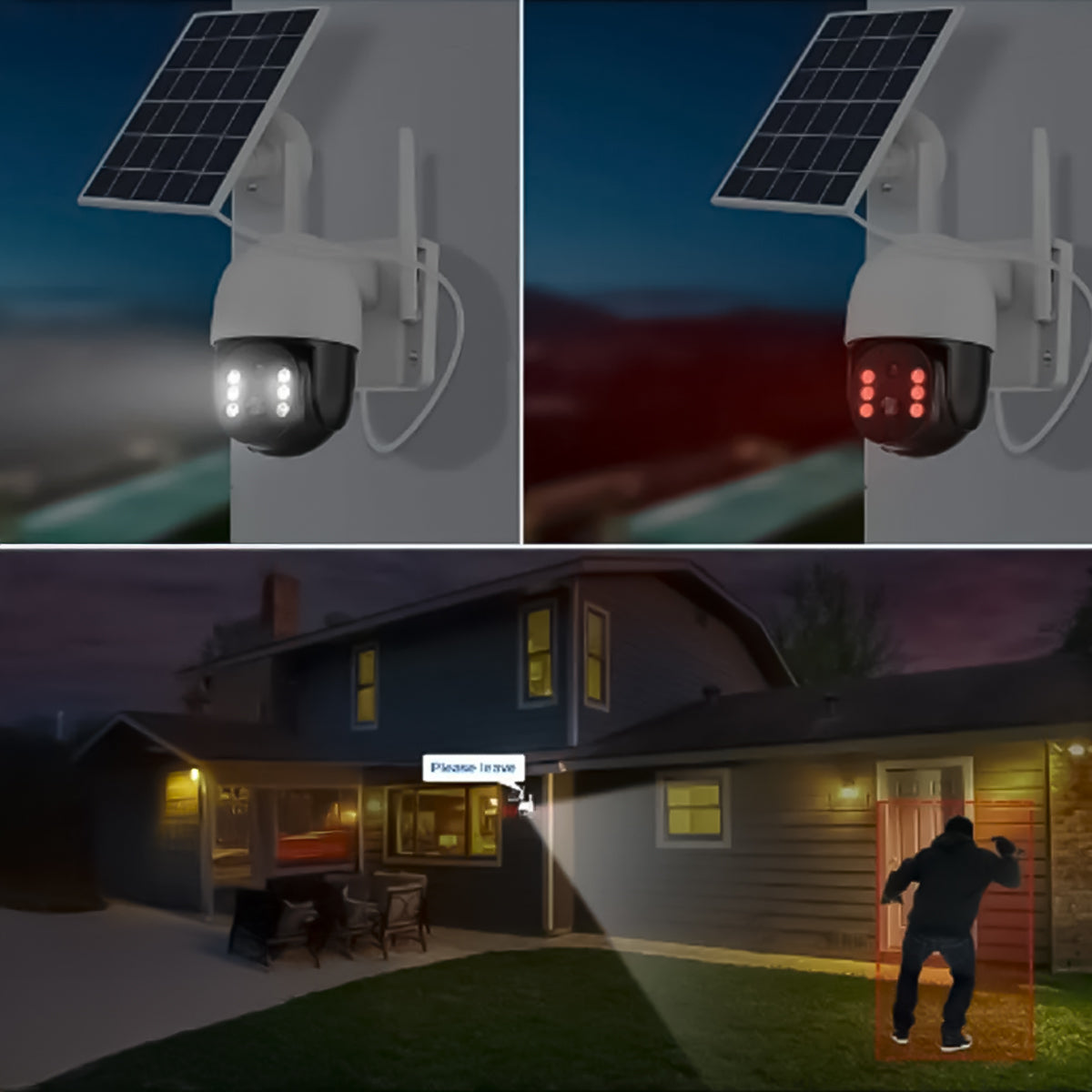 Camara Ip  Solar con Chip + Bateria Recargable Vision Nocturna TQ5