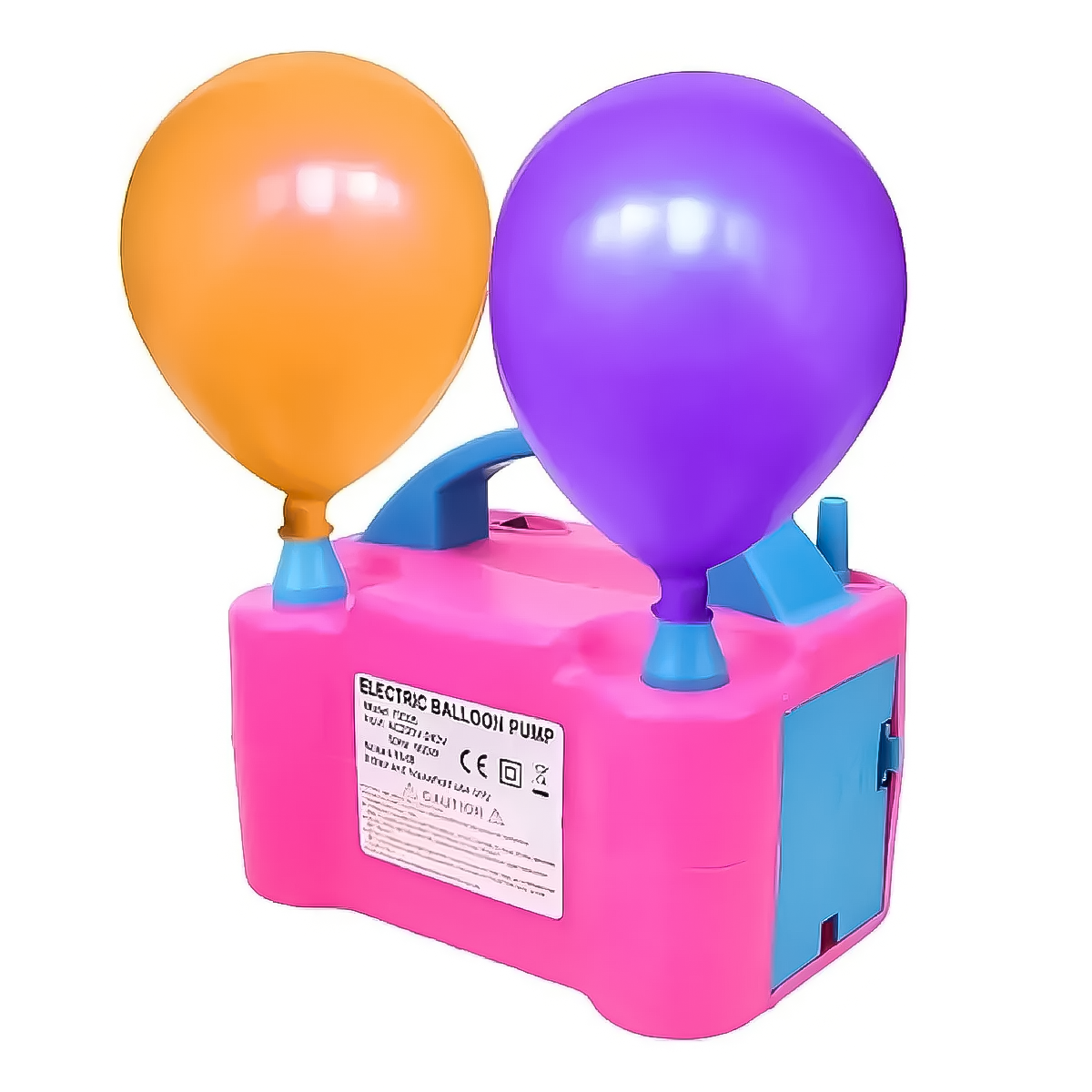 Inflador De Globos Electrico Doble Boquilla De Aire Fiesta