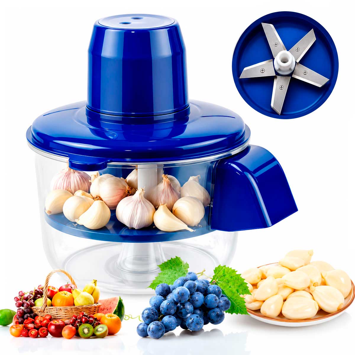 Pelador de Frutas y Verduras Recargable Portatil
