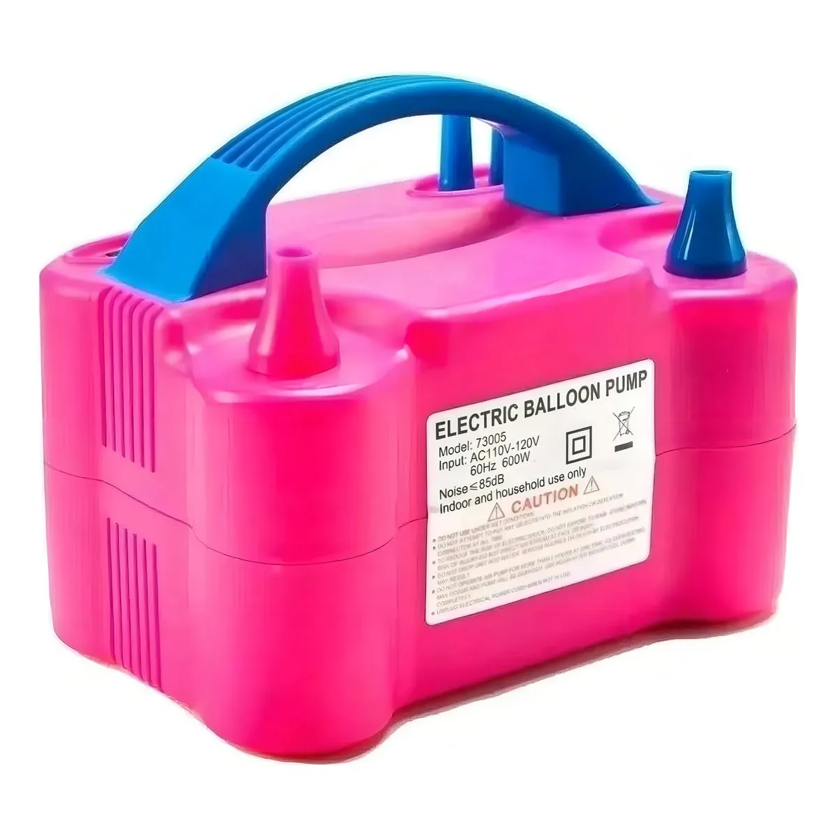 Inflador De Globos Electrico Doble Boquilla De Aire Fiesta