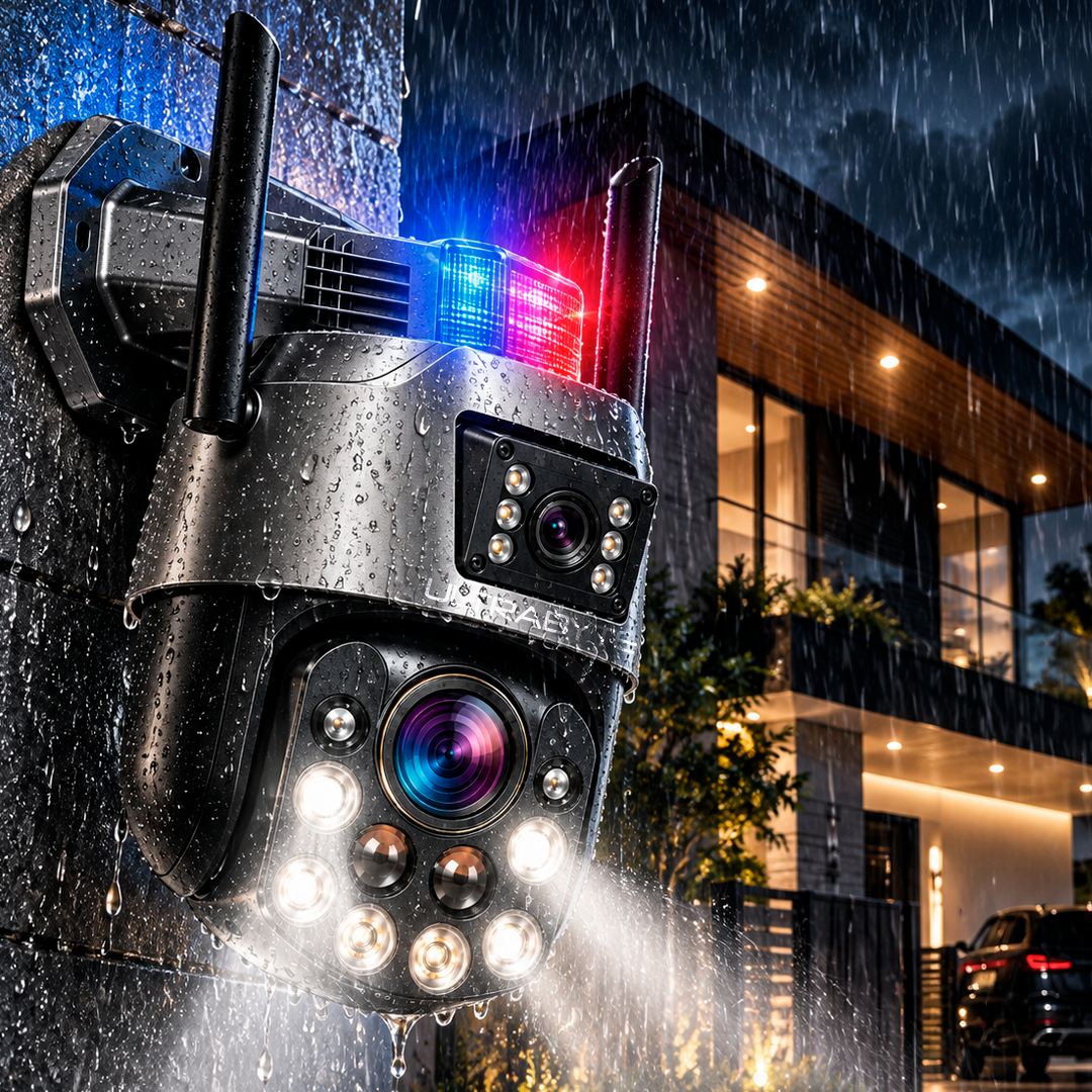 Camara Ip Ultrabyte WIFI Doble Lente Zoom Optico 36X Alarma Vision Nocturna B3