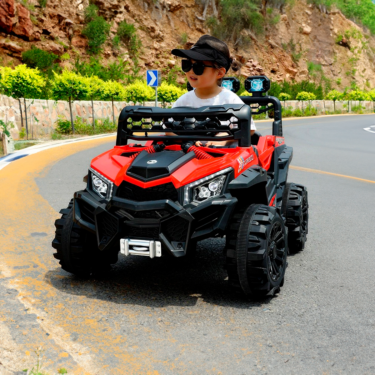 Camioneta Electrica para Niños XSDU-918 + Control Remoto Carro Moto