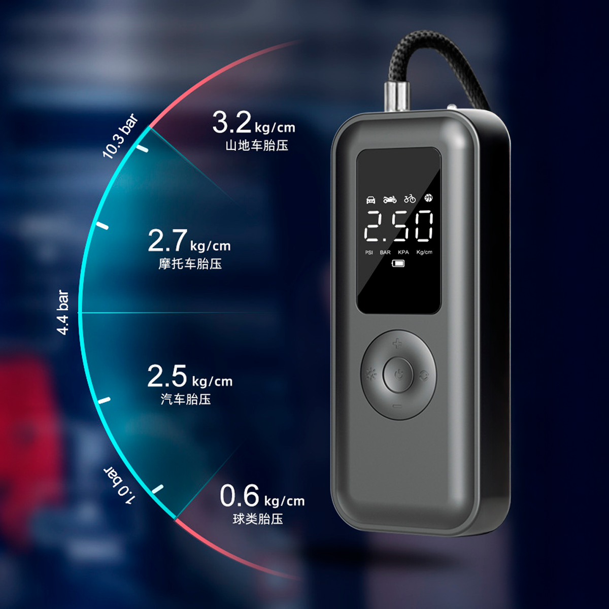 Compresor de Aire Inalambrico 12v 150 PSI Auto Camioneta MOD2