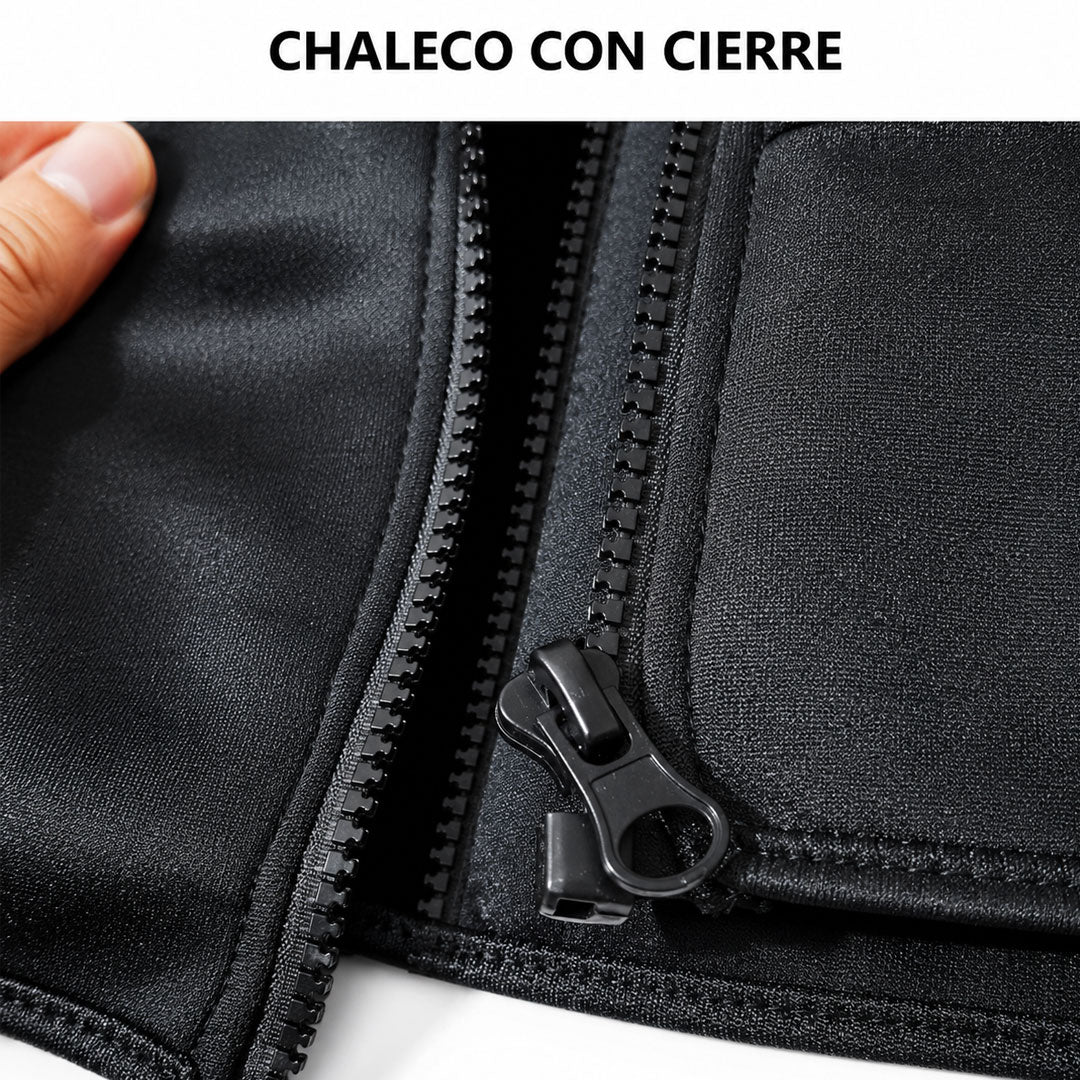 Chaleco Faja Reductora Hombre Efecto Sauna Neopreno Talla Standard LS-239