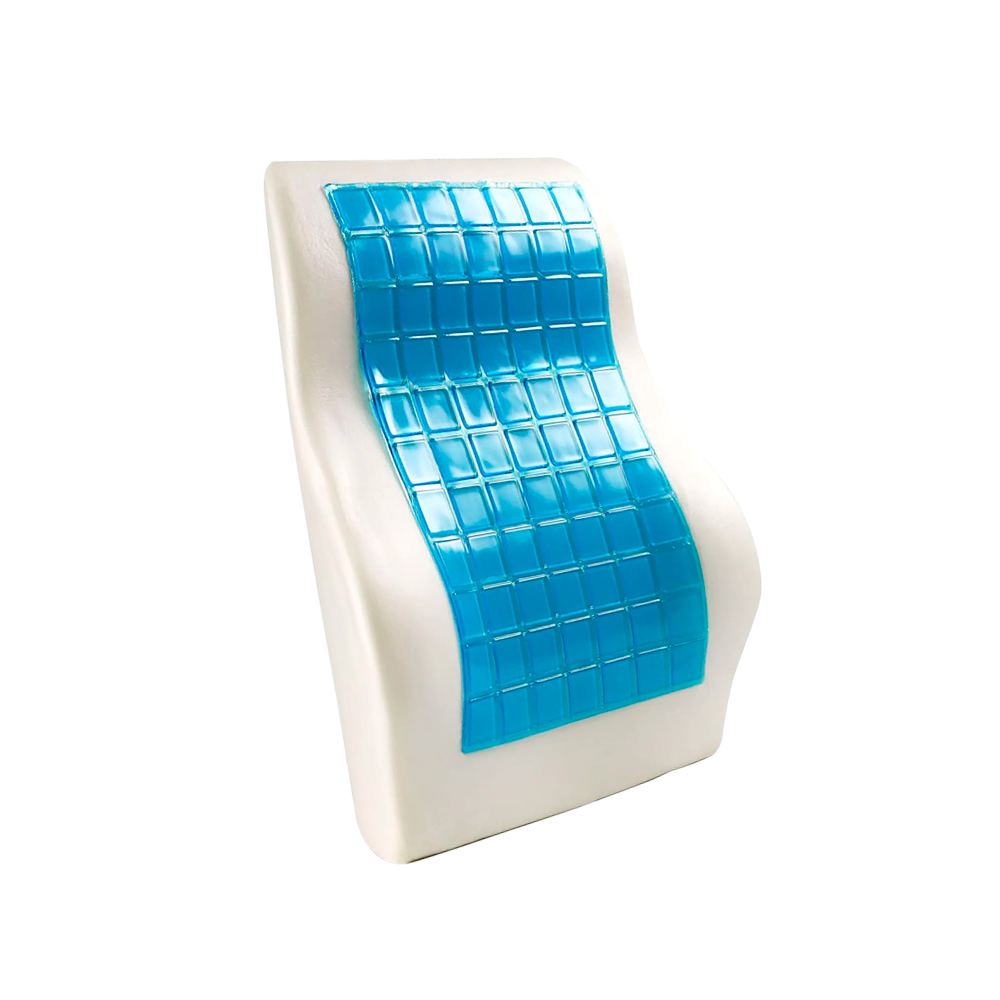 Cojin Picaron para Asiento + Respaldar Lumbar - Material Memory Foam con Gel Tech