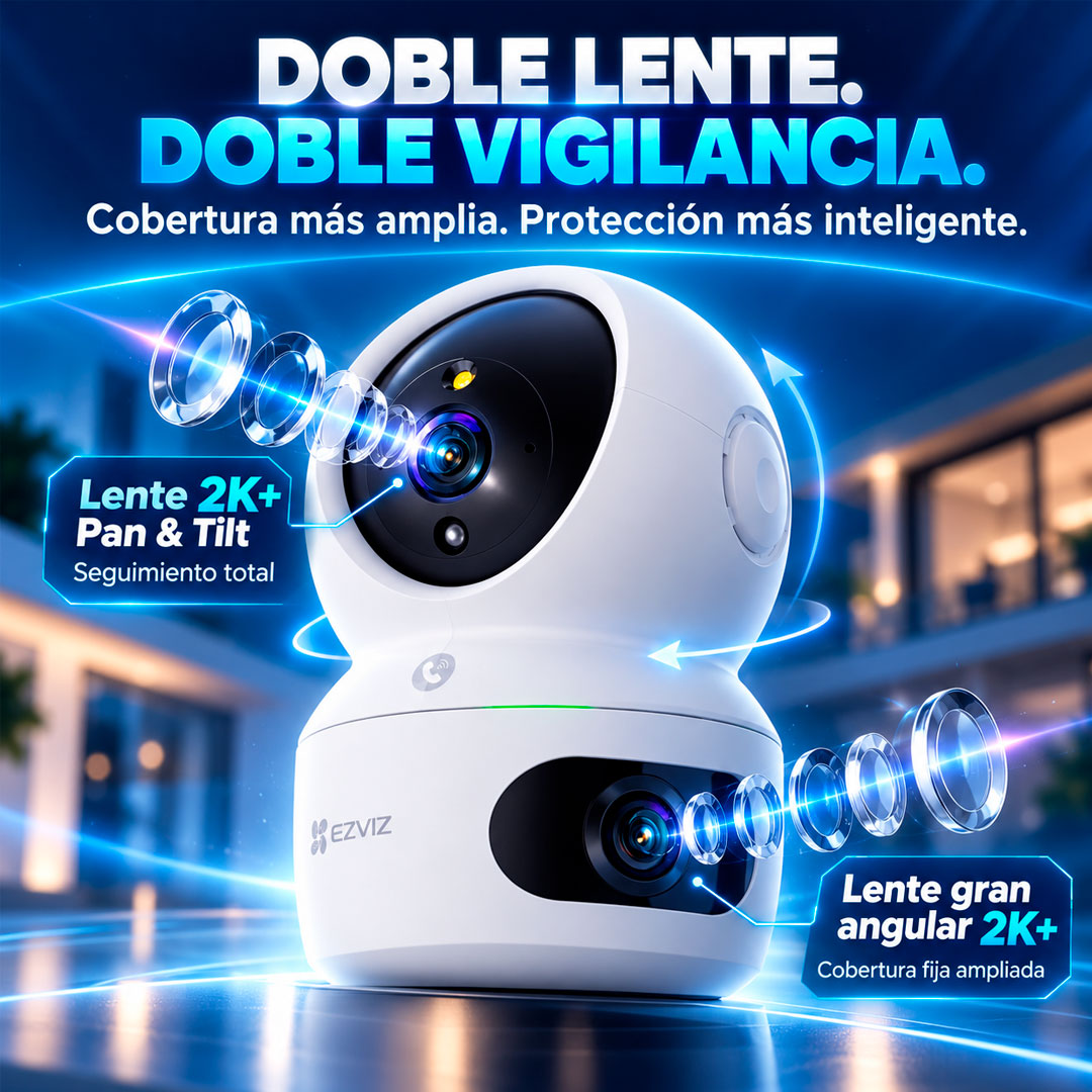 Camara IP Wifi Ezviz H7C 2k 360 Doble Lente