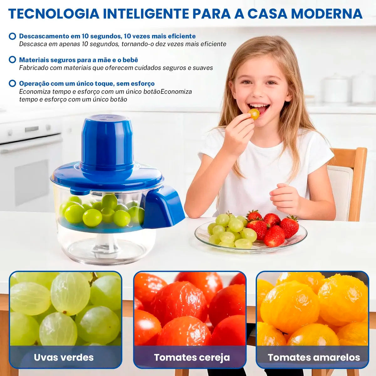Pelador de Frutas y Verduras Recargable Portatil