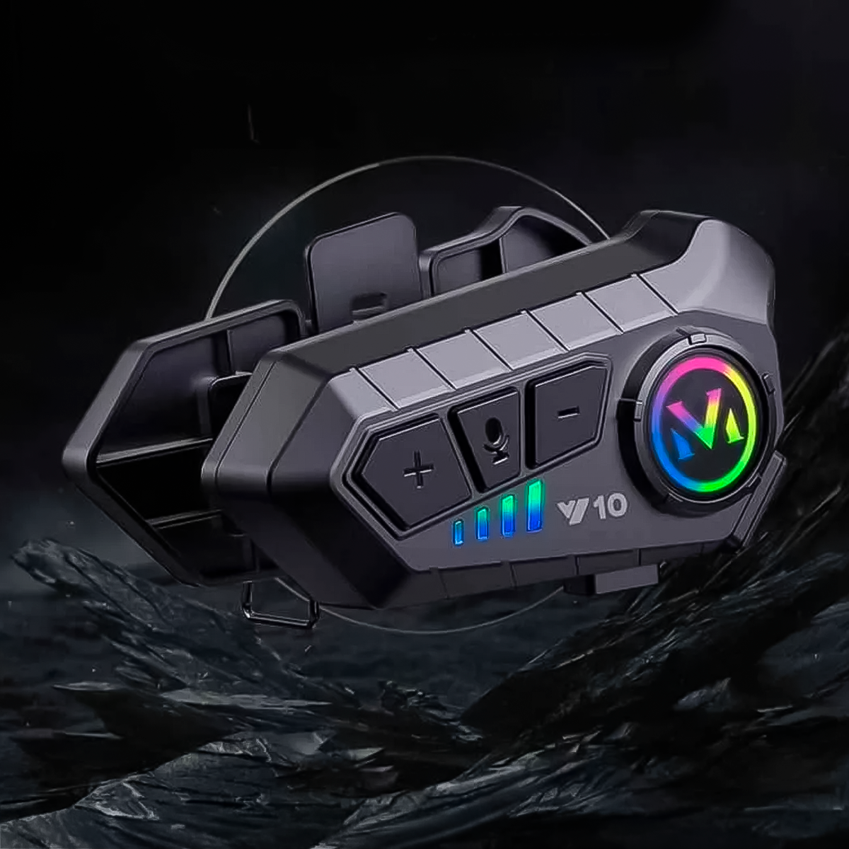 Auricular Audifono Micrófono Bluetooth Para Casco Moto Handsfree