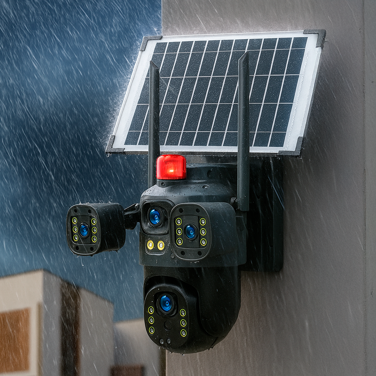 Camara Ip Solar Ultrabyte WIFI Bateria Recargable Alarma Vision Nocturna T35