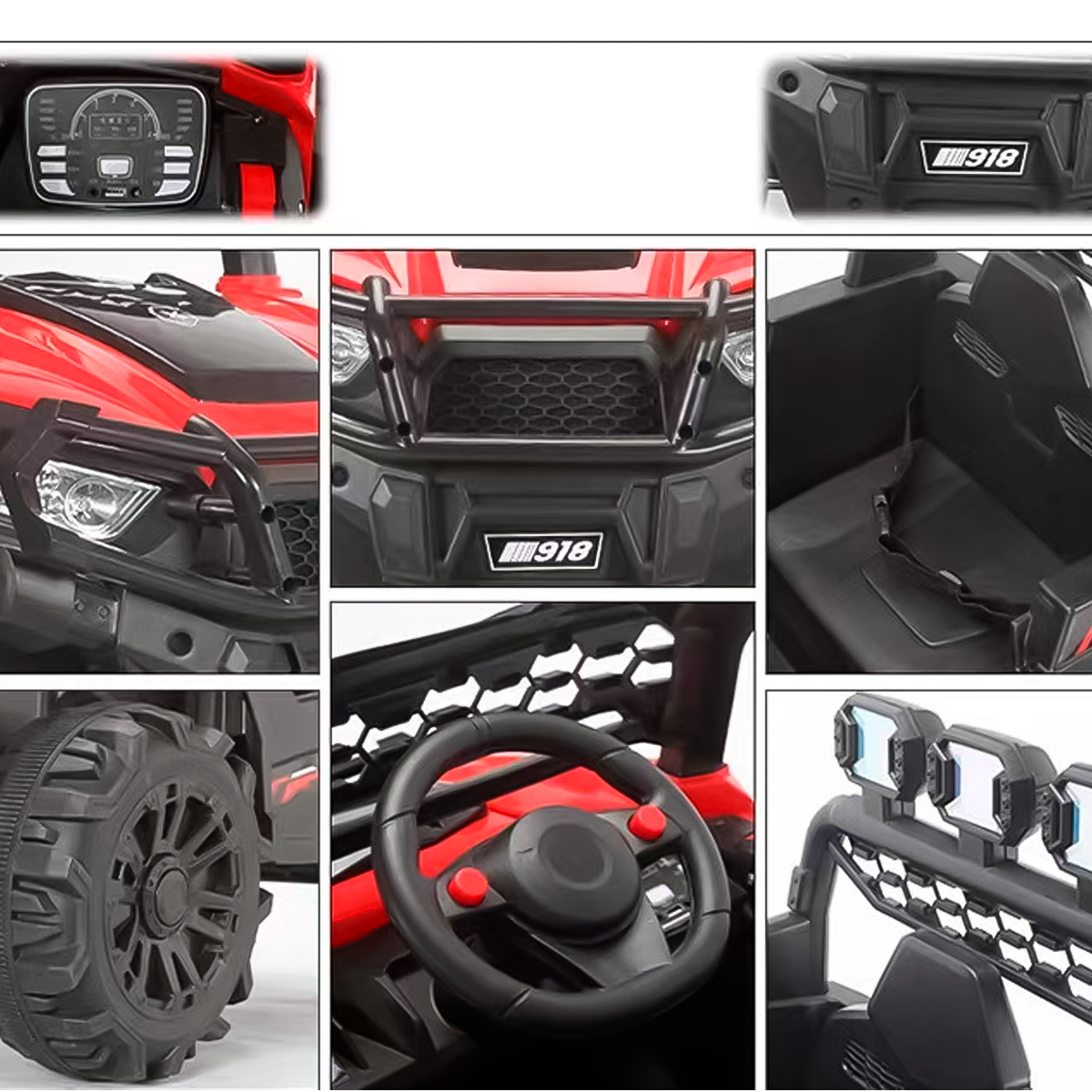 Camioneta Electrica para Niños XSDU-918 + Control Remoto Carro Moto