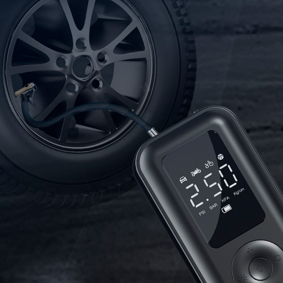 Compresor de Aire Inalambrico 12v 150 PSI Auto Camioneta MOD2