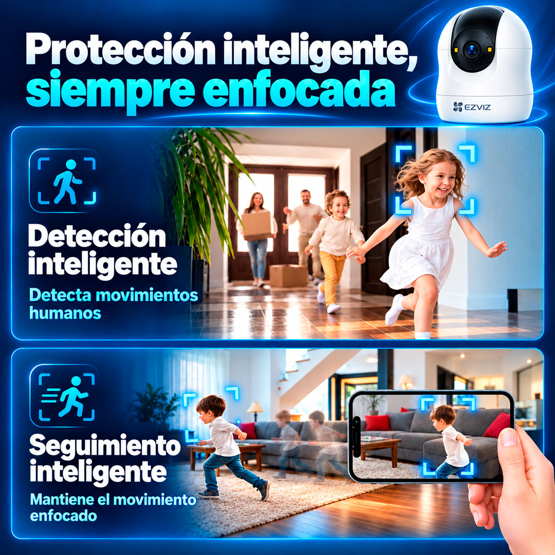 Camara IP Wifi Ezviz C6N 2k 360 Audio Bidireccional