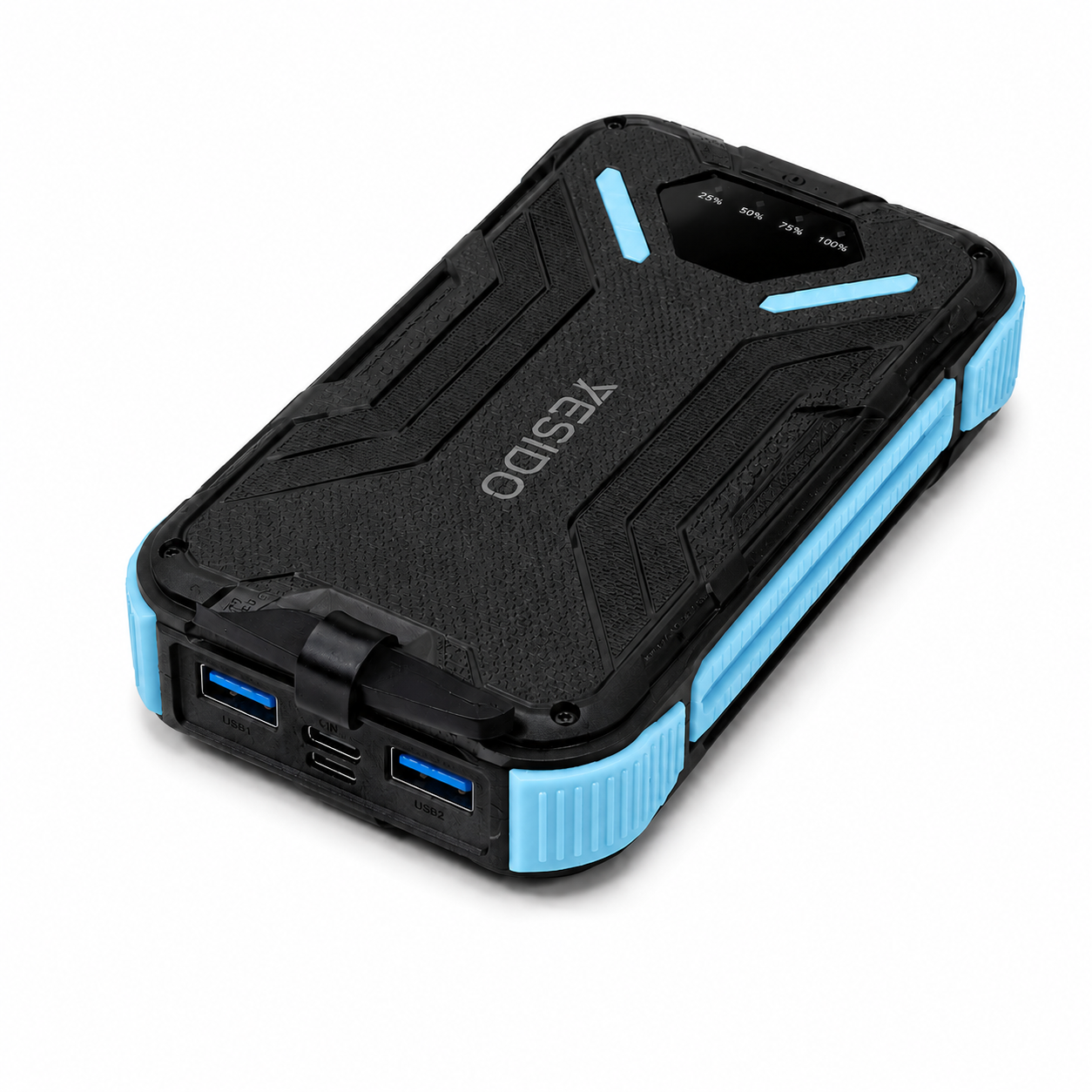Power Bank Solar Yesido PB205 30000 Mah Cargador Bateria Portatil