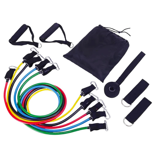 Set 5 Bandas Elásticas de Resistencia Ligas Entrenamiento