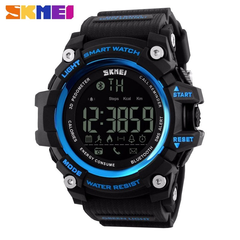 SmartWatch SKMEI 1227 Acuático Antigolpes Podómetro Contometro de Calorías