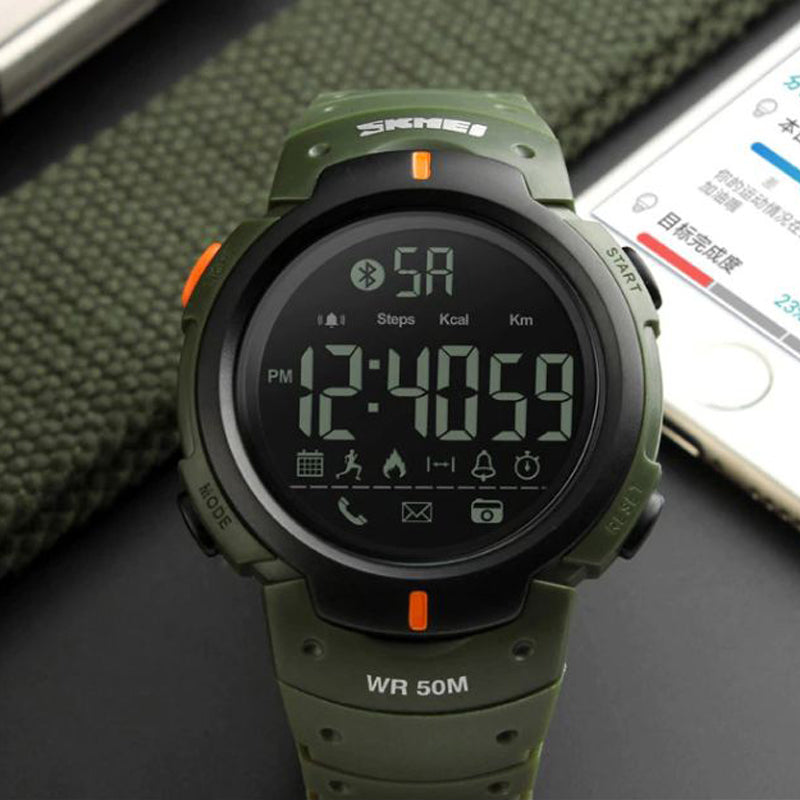 SmartWatch SKMEI 1301 Acuático Antigolpes Podómetro Contometro de Calorías