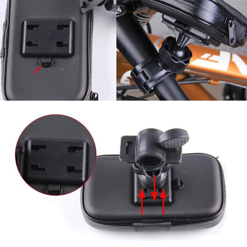 Holder Para Scooter o Bicicleta Con Estuche Resistente al Agua Antigolpes