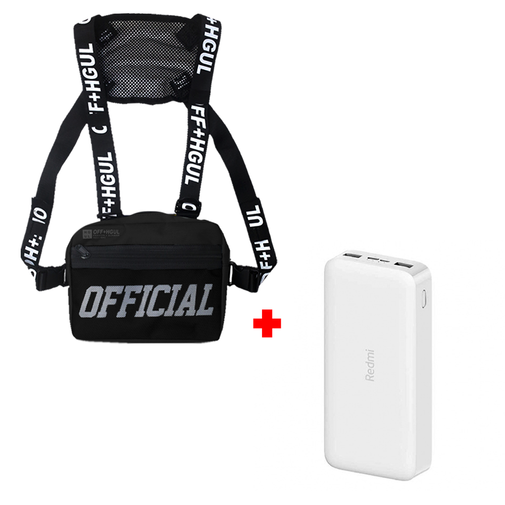 Mochila Pechera + Power Bank Xiaomi Redmi 10,000mah PB100LZM