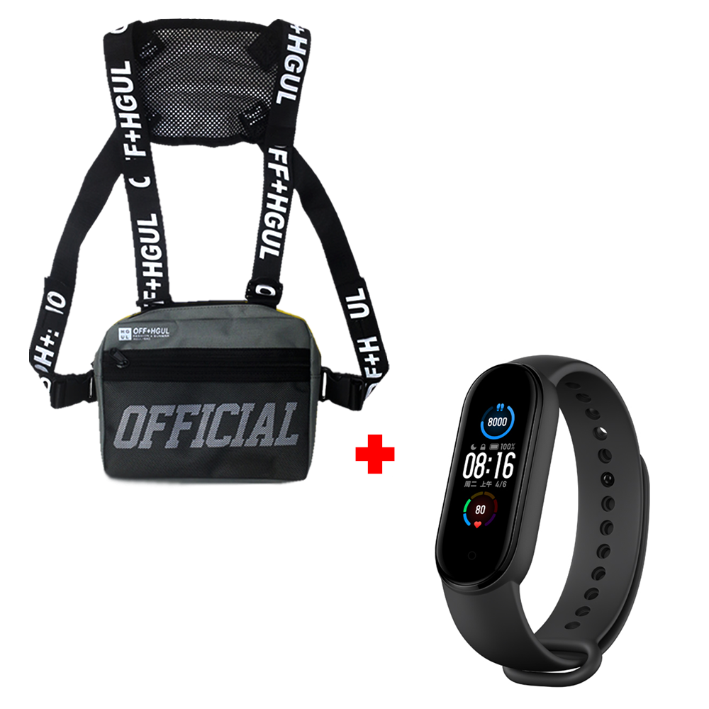 Mochila Pechera + Mi Band 5