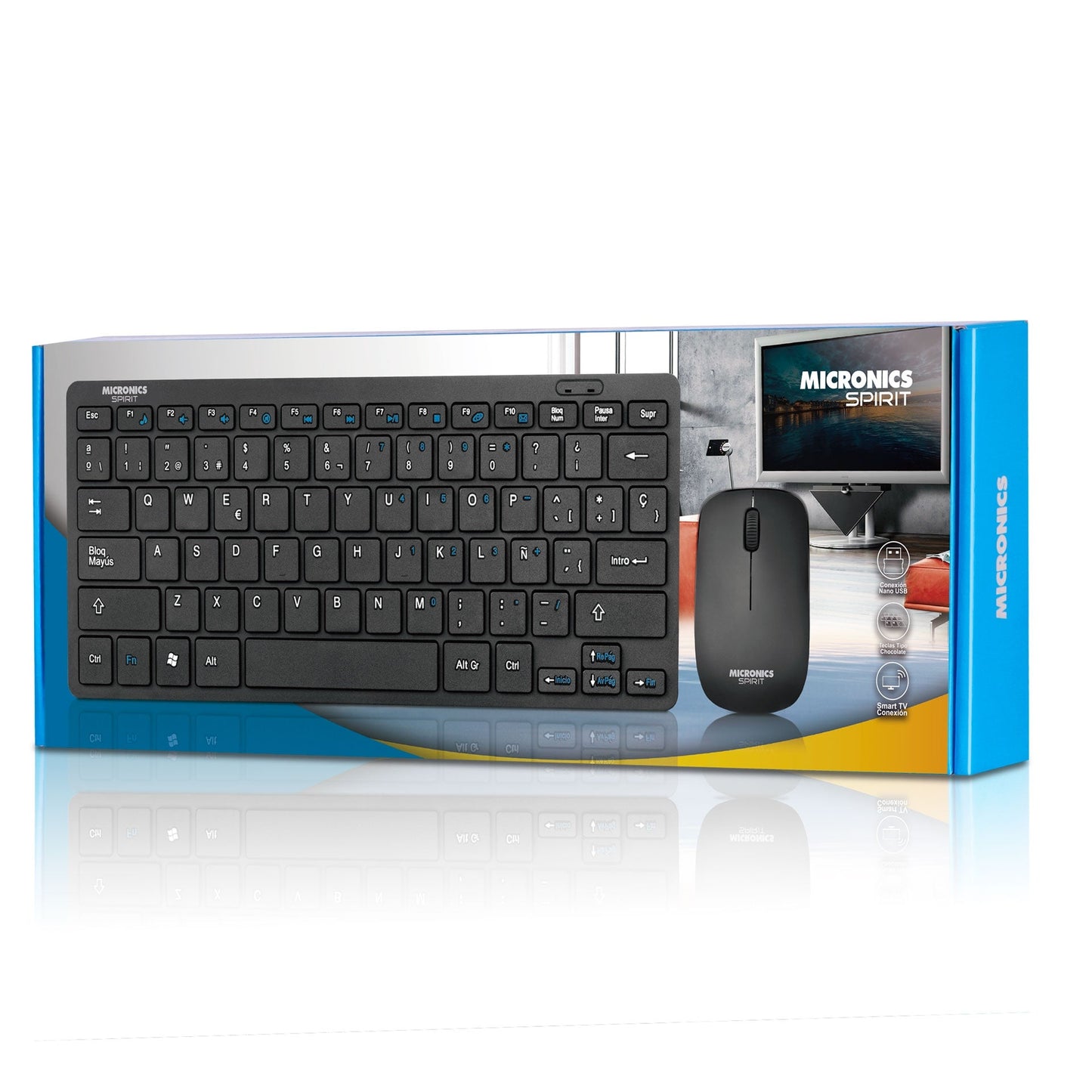 Teclado + Mouse Micronics WT800 Inalámbrico