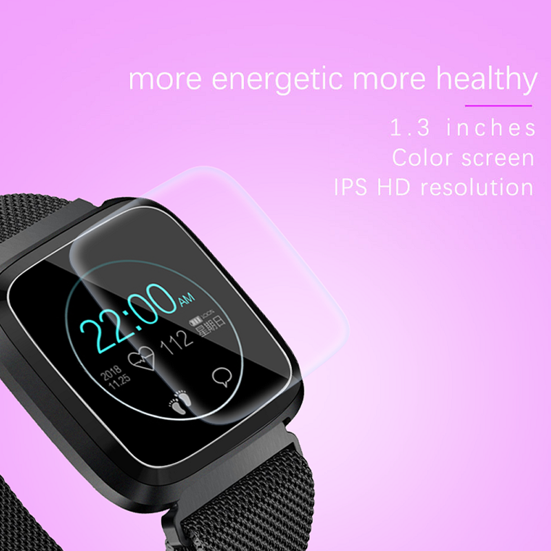 Smartwatch L18 IP68 Acuático Seguimiento de ritmo cardiaco