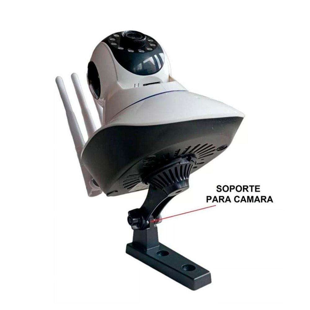 Cámara IP Robótica 360 Seguridad 3 Antenas Hd Con Wifi Vision Nocturna